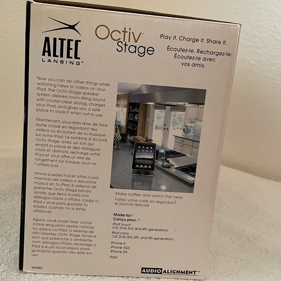 Speaker and Charging Dock For iPad By Altec Lansing - Picture 4 of 4